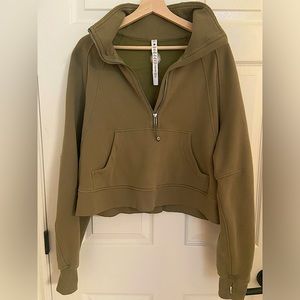 Lululemon Scuba Oversized Half Zip Pullover sz M/L.